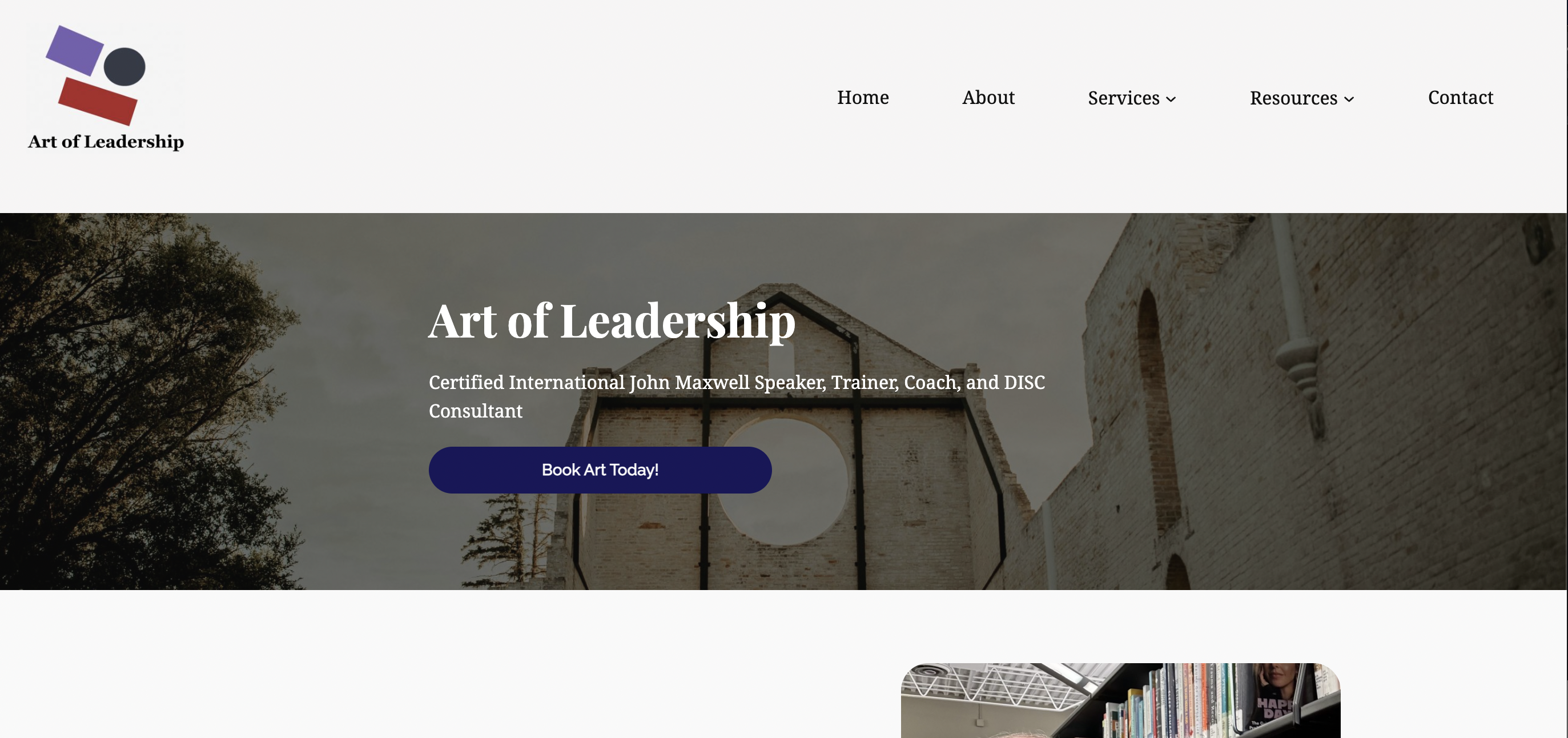 art of leadership website