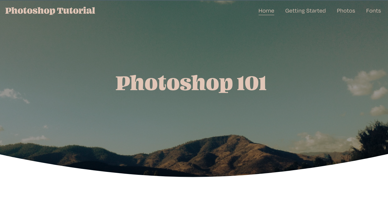 photoshop tutorial website